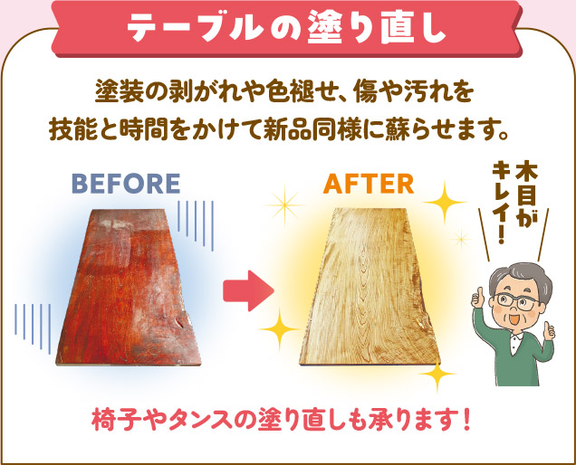 家具の修理大相談会sp